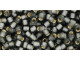 TOHO Glass Seed Bead, Size 8, 3mm, Silver-Lined Frosted Gray (Tube)