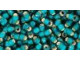 TOHO Glass Seed Bead, Size 8, 3mm, Silver-Lined Frosted Teal (Tube)