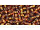 TOHO Glass Seed Bead, Size 8, 3mm, Silver-Lined Smoky Topaz (Tube)