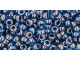 TOHO Glass Seed Bead, Size 8, 3mm, Inside-Color Blue Raspberry (Tube)