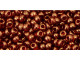 TOHO Glass Seed Bead, Size 8, 3mm, Gold-Lustered African Sunset (Tube)