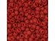 TOHO Glass Seed Bead, Size 8, 3mm, Opaque-Frosted Pepper Red (Tube)