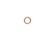 Antiqued Copper Plated Jump Ring, Round, 4mm (Pack)