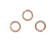 Antiqued Copper Plated Jump Ring, Round, 4mm (Pack)