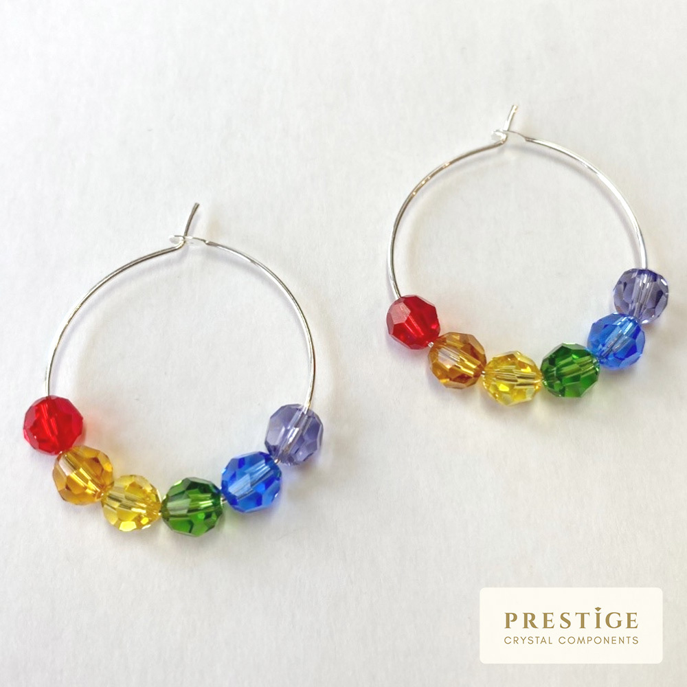 Bejeweled Gems Beaded Earrings – Artistic Works By Lu