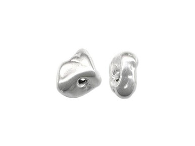 26-559-L JBB Findings Sterling Silver Bead, Nugget, 9x7x6mm