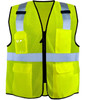 High Visibility Yellow Mesh Surveyor Vest