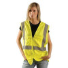 High Visibility Yellow Mesh Surveyor Vest