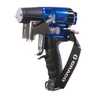 Graco Fusion FX gun side view with handle and spray head for spray foam insulation equipment