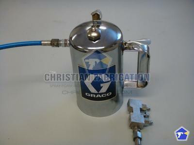 Graco Fusion AP, PC, MP Solvent flush pot
