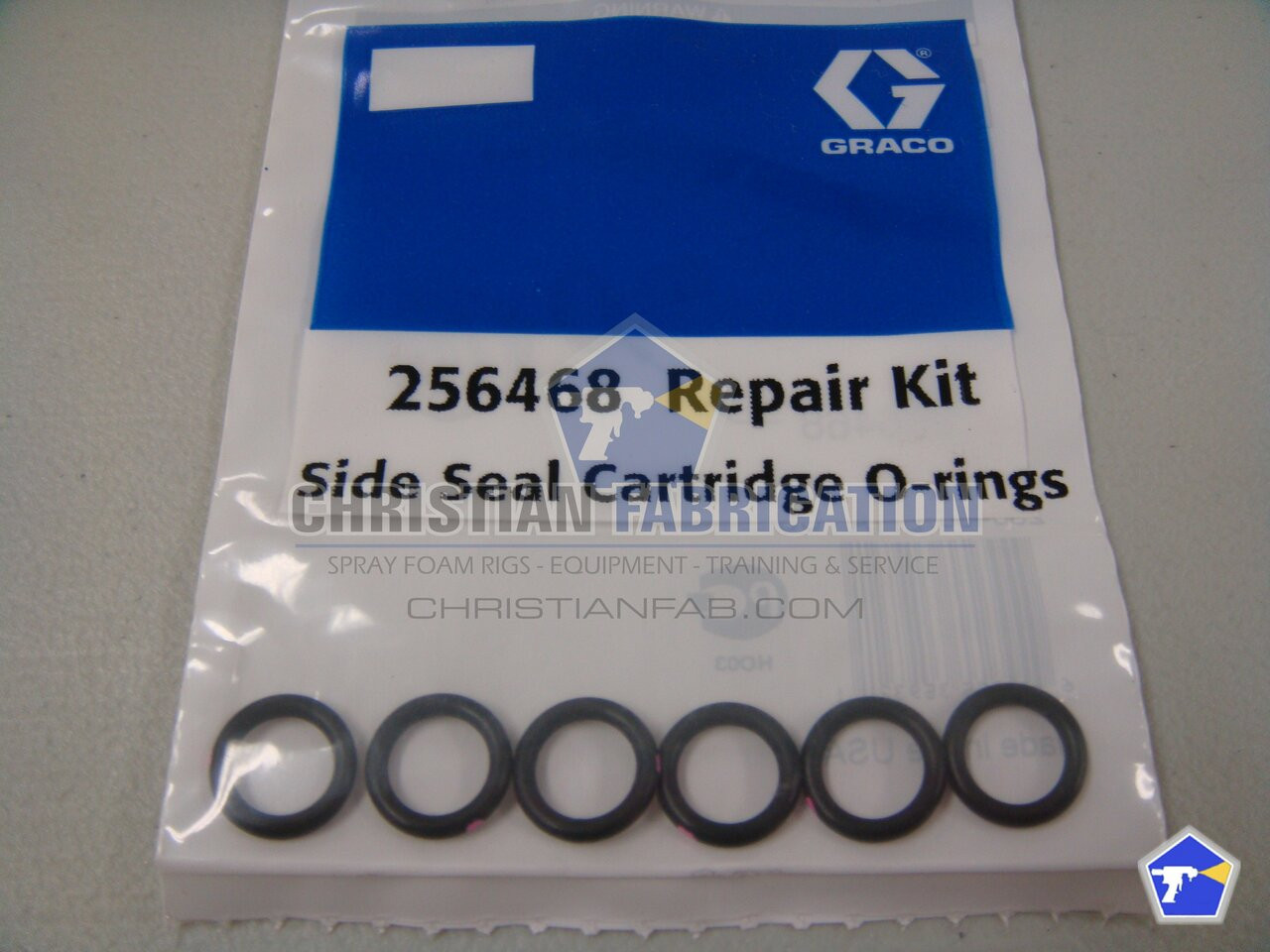 Graco Fusion CS KIT,SIDE SEAL HOUSING ORINGS