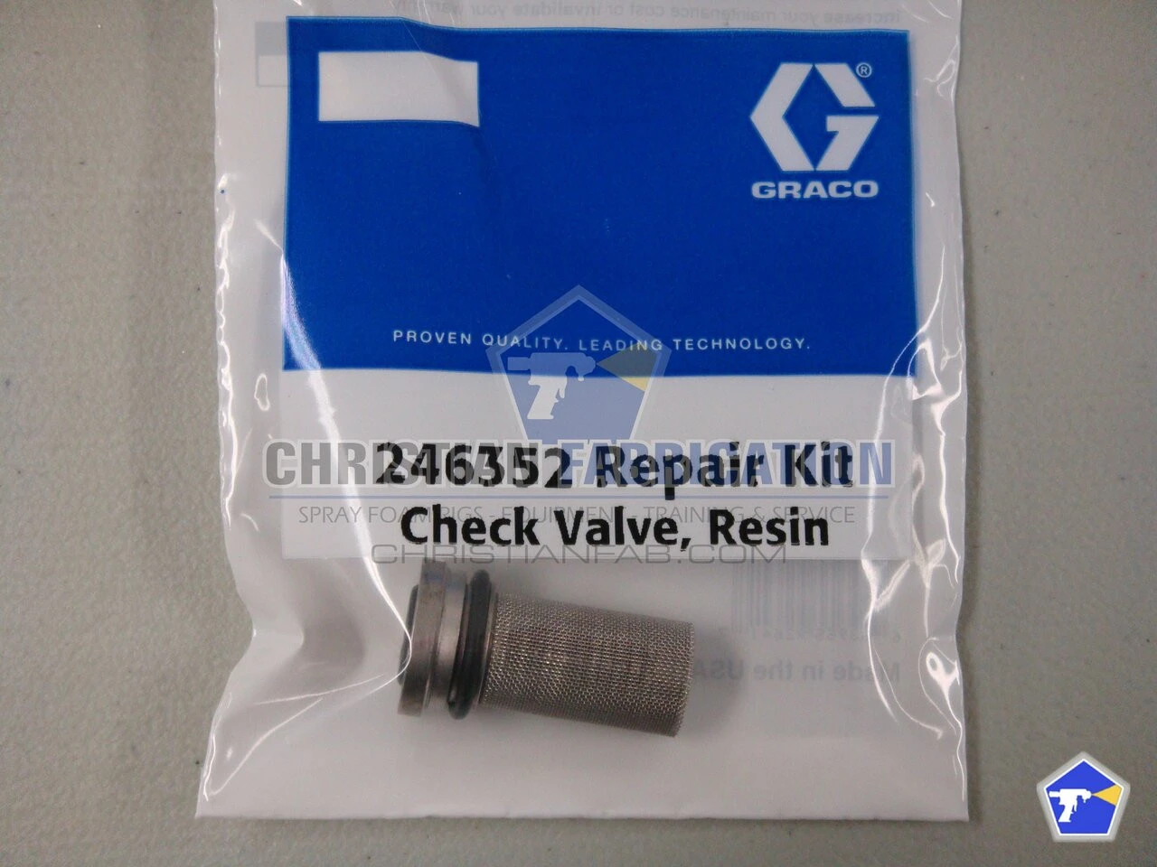 Graco Fusion AP, PC, MP B-side check Valve Assembly,