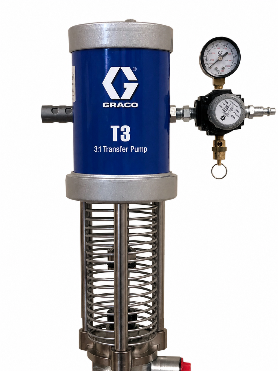 Graco T3 Stainless Steel 3:1 Air-Operated Piston Transfer Pump