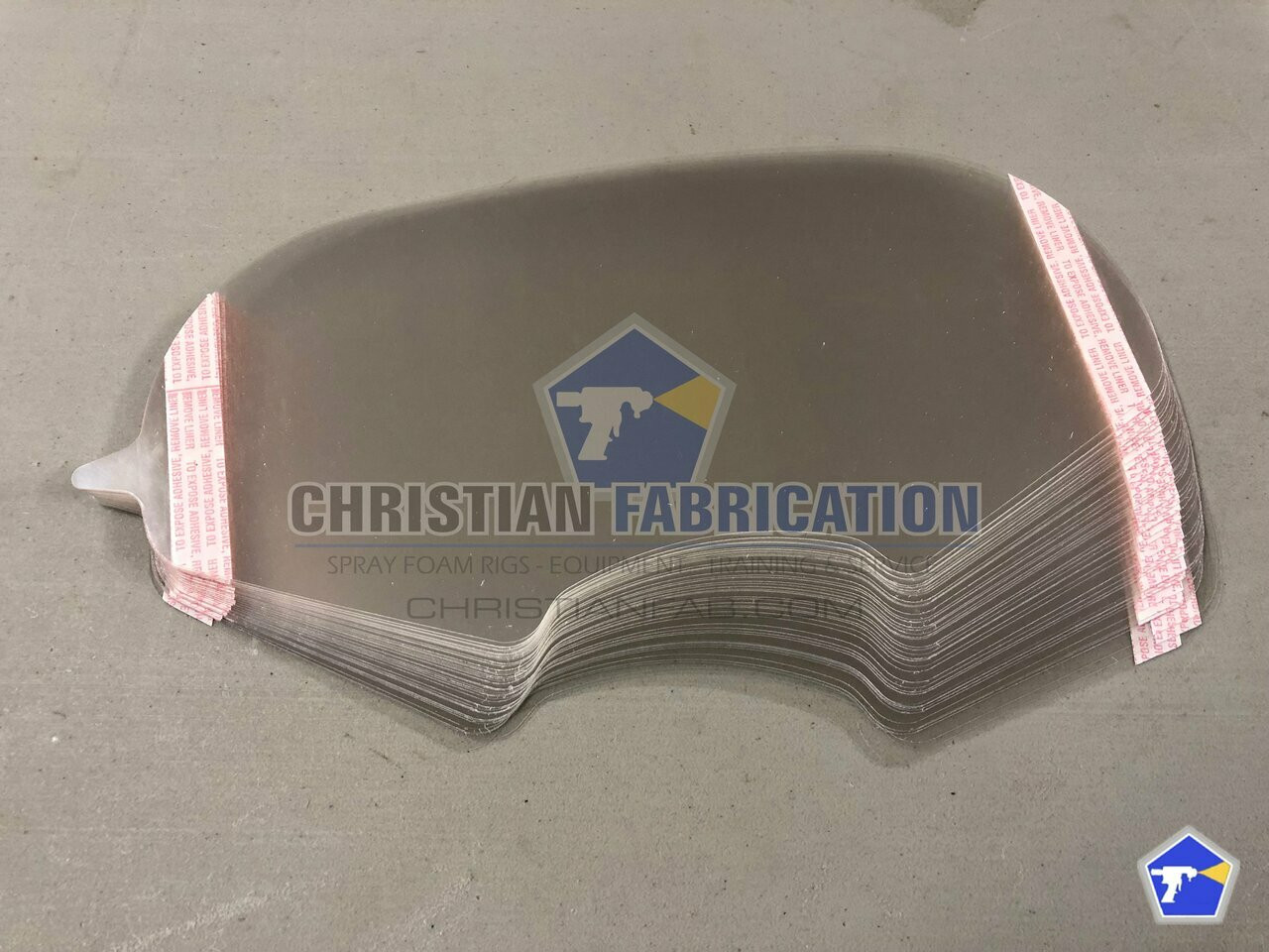 LENS COVER FOR 9901, 9902 & 8000 SERIES MASK (Pack of 50)