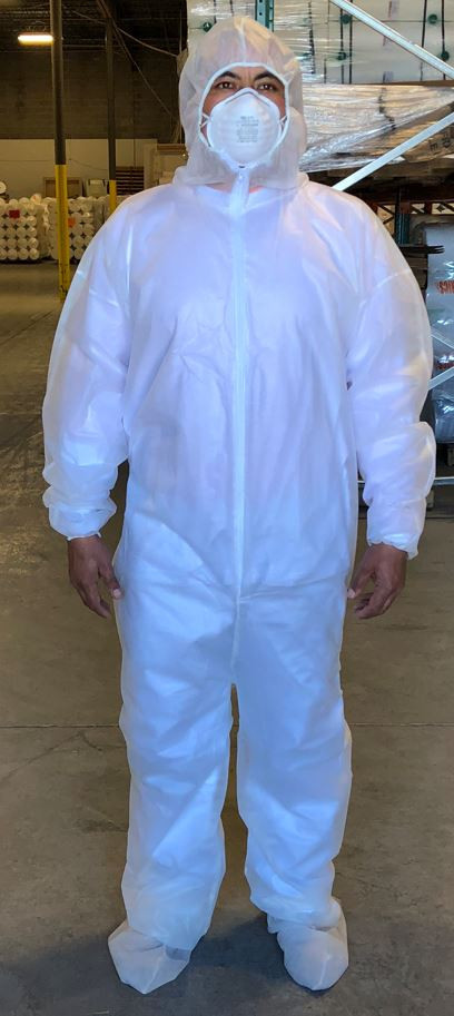 DuraSuit-40 Polypropylene Disposable Coverall Suit (CASE 25)