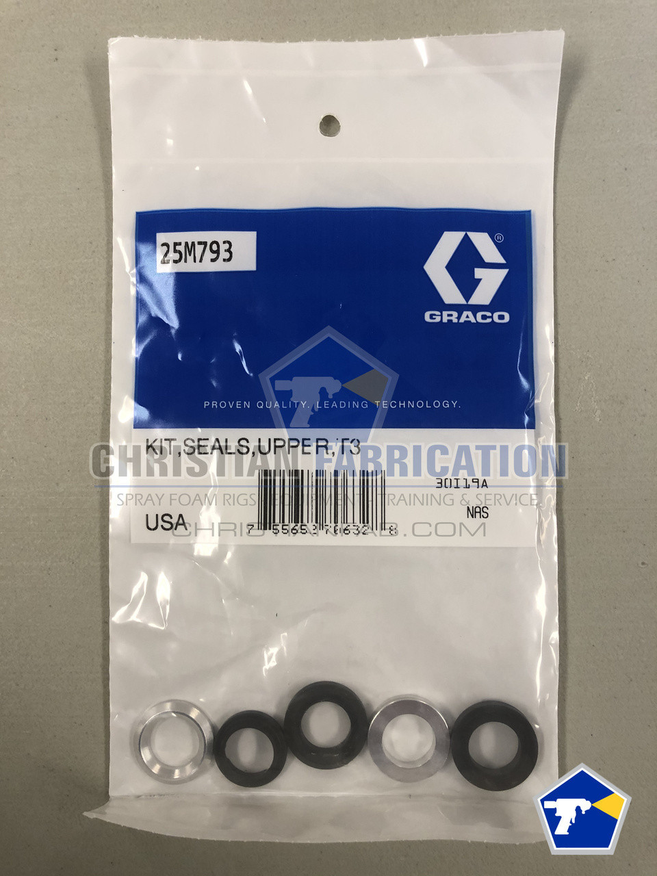 GRACO KIT,SEALS,UPPER,T3