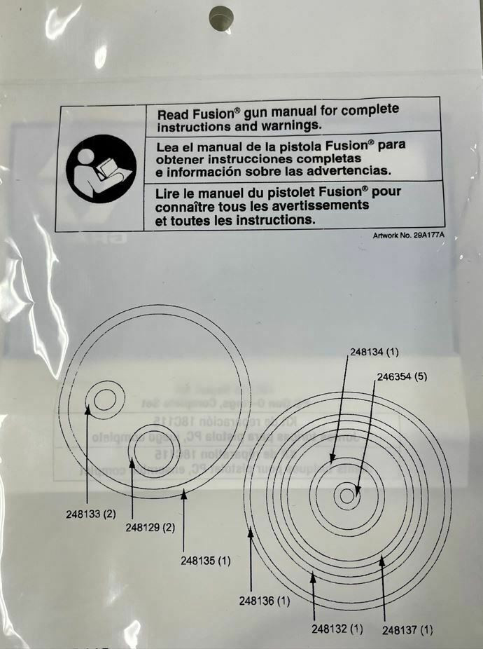 Graco Complete Fusion PC O-ring KIT