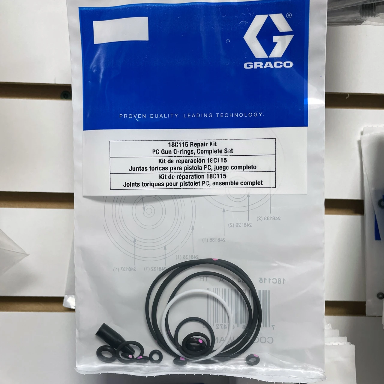 Graco Complete Fusion PC O-ring KIT
