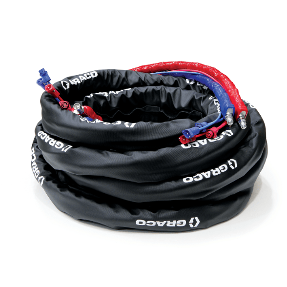 Graco Xcelerator, R3, 50 ft Internal Heated Hose with 3/8 in Inside Diameter, 3500 psi, RTD Sensor, Xtreme-Wrap