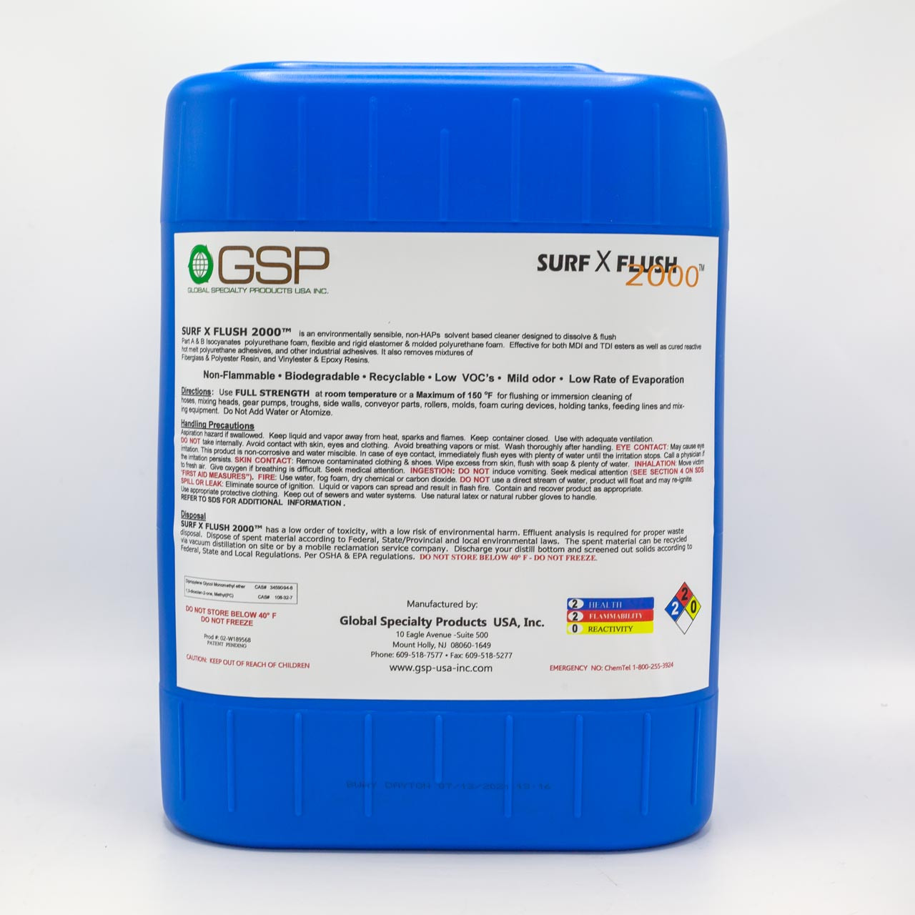 GSP SURF X FLUSH 2000 (5 Gal)