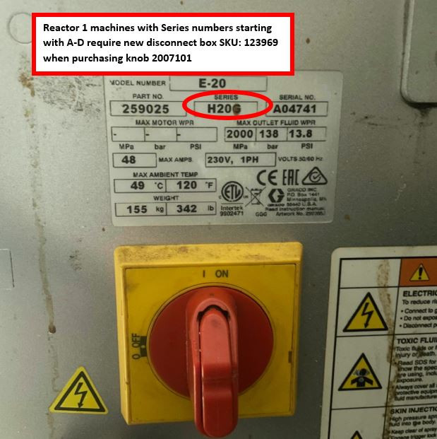 Graco Disconnect Knob