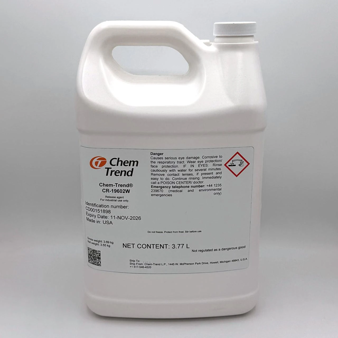 chemtrend concrete release jug cr-19602w