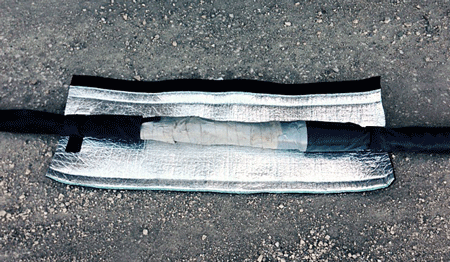 SIDEWINDER INSULATED COUPLER GUARD - 3' w/ Radiant Liner & straps