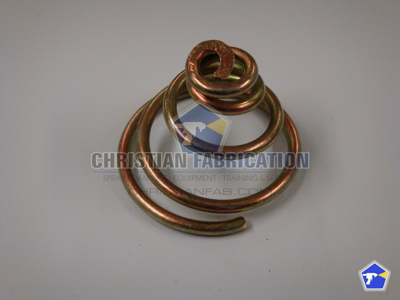 IPM Conical spring, 1.69"C/C x .59"C/C x 1.06" x .118"dia.