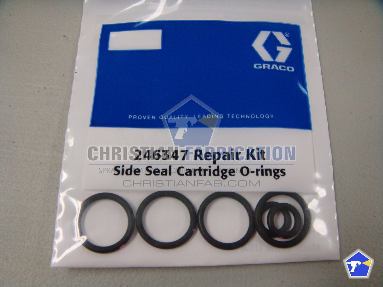 Graco Fusion AP Side Seal Cartridge O-ring Kit