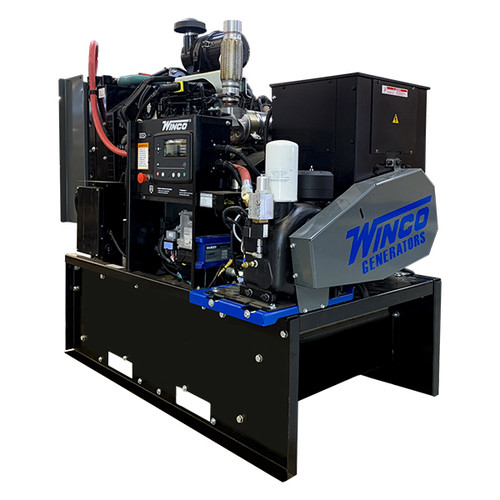 Winco Diesel 40kw Tier 4 Generator w/ 40cfm Screw Compressor w/fuel tank