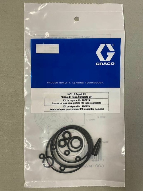 NEW JET GASKET BRAND O-RING SEAL KIT COMPATIBLE WITH GRACO 256490 FUSION CS 
