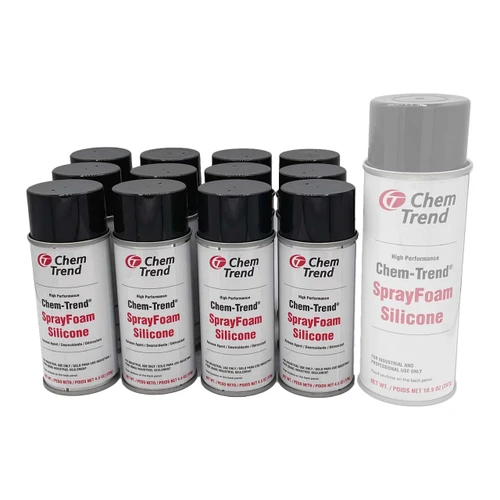Chem-Trend SprayFoam Silicone MINI case of aerosol cans for spray foam release applications