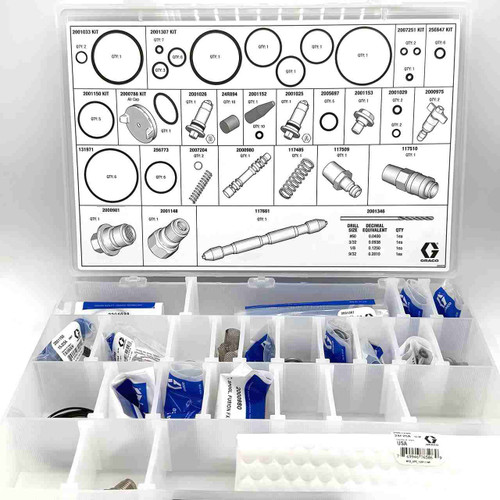 Graco Fusion FX complete spare parts kit and organizer