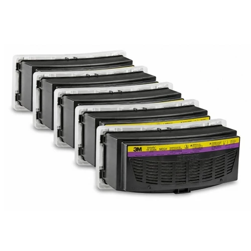 3M Versaflo TR-6530N organic vapor, acid gas, and HEPA cartridge for TR-600 and TR-800 PAPR systems.