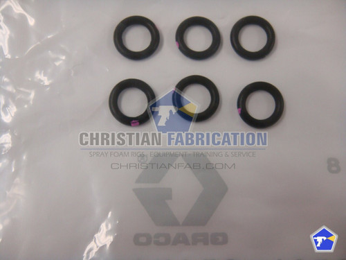 Graco Fusion AP O-Ring, side seal; (package of 6)