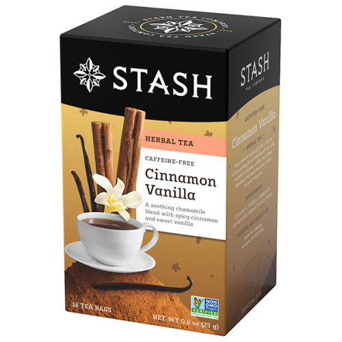 Stash Cinnamon Vanilla Herbal Tea Bags