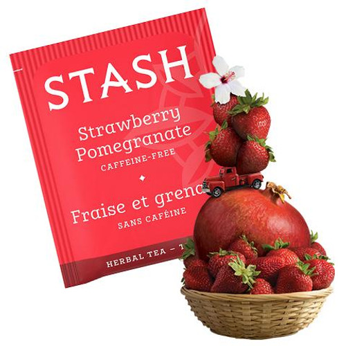 Stash Strawberry Pomegranate Red Herbal Tea bags