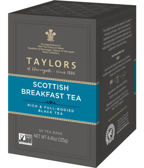 Taylors of Harrogate Scottish Breakfast 50 Count Tea Bags