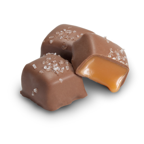 Milk Chocolate Covered Sea Salt Caramels