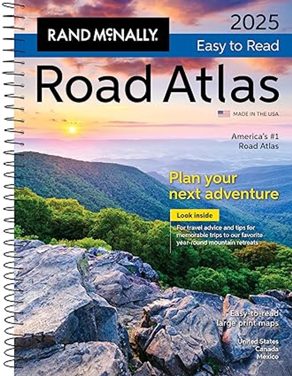 Road Atlas 2025年版 Large Scale The Road Atlas Large Scale: Explore America's Best RV Routes