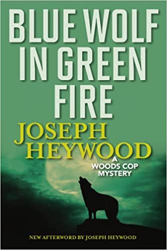 Blue Wolf in Green Fire