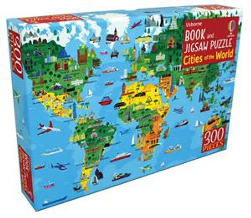 Usborne Book & Jigsaw Puzzle: Cities of the World