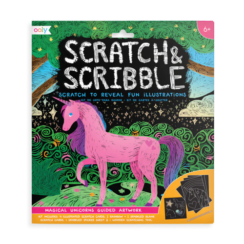 Scratch & Scribble: Magical Unicorns