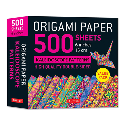 Origami Paper 500 sheets Kaleidoscope Patterns 6" (15 cm): Tuttle Origami Paper