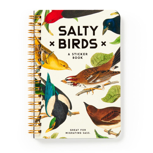 Brass Monkey Salty Birds Sticker Book | Great For Migrating Sass (A Brass Monkey Sticker Book)