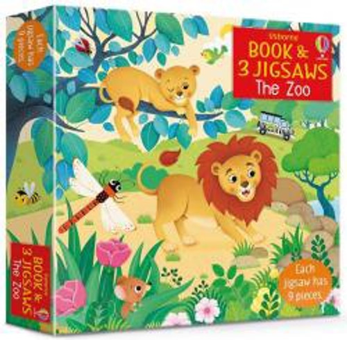 Book and Jigsaw Puzzle: Zoo