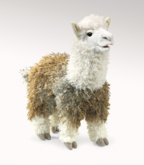 Folkmanis Puppet: Alpaca Folkmanis Puppet: Alpaca