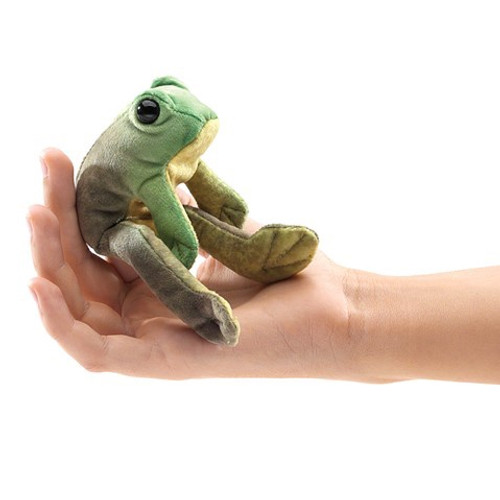Folkmanis Puppet: Mini Sitting Frog Folkmanis Puppet: Mini Sitting Frog