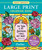 Psalms Large Print Coloring Book - Big and Simple Designs for All Ages