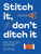 Stitch It, Don't Ditch It: Simple Hand-sewn Repairs to Help You Love Your Clothes For Longer